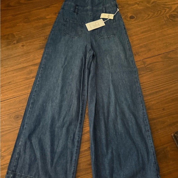 Anthropologie Blue Denim Jumpsuit - Picture 6 of 7